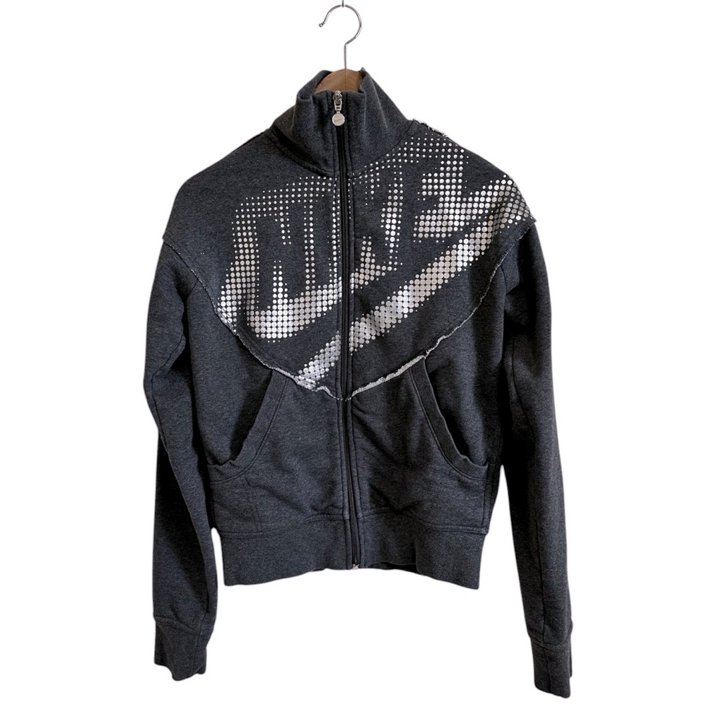 Nike‎ women’s sweatshirt medium gray silver